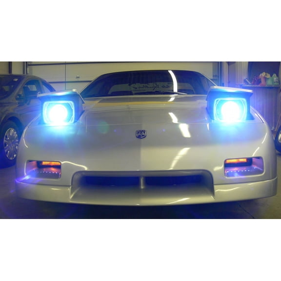 H4 9003 HB2 Hi Low Deep Blue 10000K 55W Xenon HID Kit