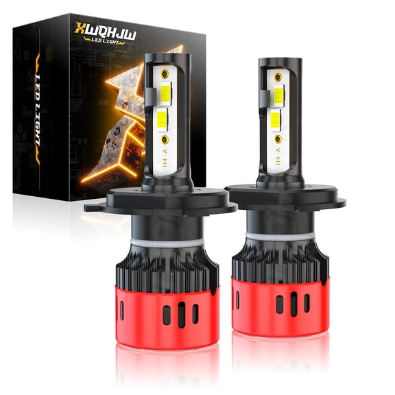 H4 9003 LED Headlight Bulbs Hi Low Beam Conversion Kit 6000K White Canbus