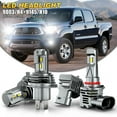 H4 9145 LED Headlight Hi/Low Beam Fog Light Combo Kit Plug and Play