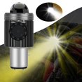 thumbnail image 1 of H4 BA20D LED Motorcycle Headlight Bulbs Lens Bi-color Hi Lo Lamp Headlight Lamp, 1 of 4