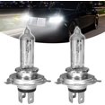 H4 Headlight Bulb 12V 55W Halogen Bulb, 2PCS Low Beam High Beam Fog