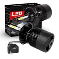 thumbnail image 1 of H4 LED Headlight Bulbs for 2000-2006 Mitsubishi Montero High and Low Beam Plug & Play 14000LM 6000K, 2 Bulbs, 1 of 10