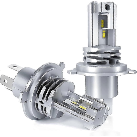 H4 LED Hi/Lo Beam Bulb for Car 6500K White Conversion Kit 12V-24V (2pcs)