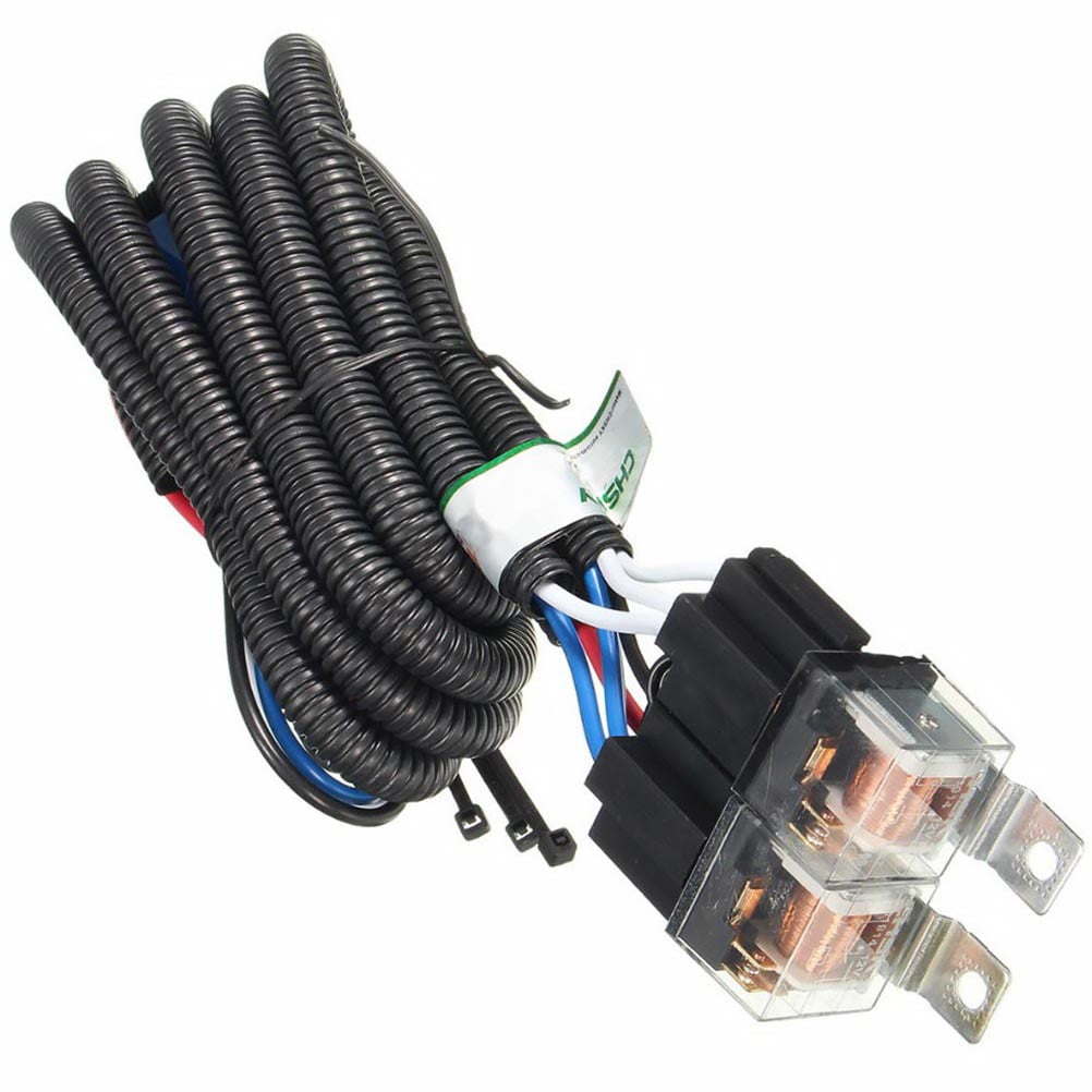 H4 Wiring Harness Car 12V H4 Headlight Fix Dim Light Relay Wiring