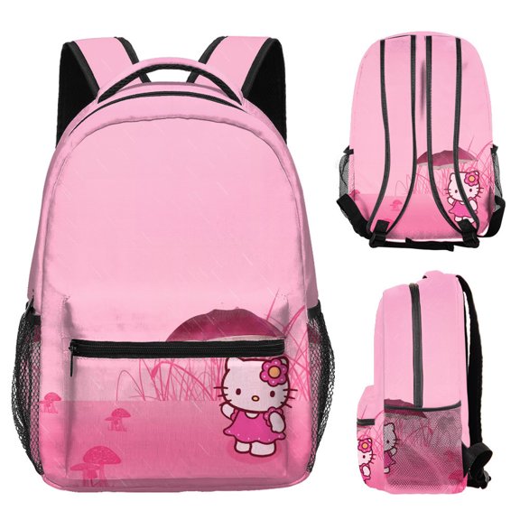 H42.5cm(17"in) 3D New Cartoon Cute KT Cat Backpack Schoolbag Large Capacity Casual &sports Double-shoulder Schoolbag