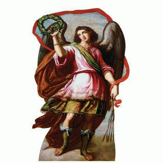 H48140 Archangel Jehudiel Cardboard Cutout