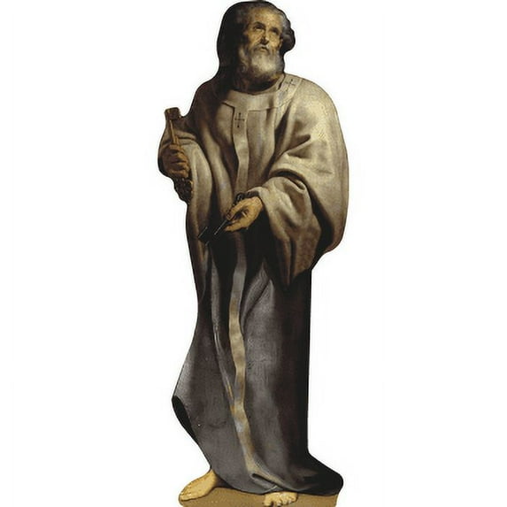 H48832 Saint Peter Keys to Heaven Painting Cardboard Cutout Standee Standup