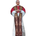 thumbnail image 1 of H48841 Pope Leo XIV Chicago Born First American Pontiff Cardboard Cutout Standee Standup, 1 of 1