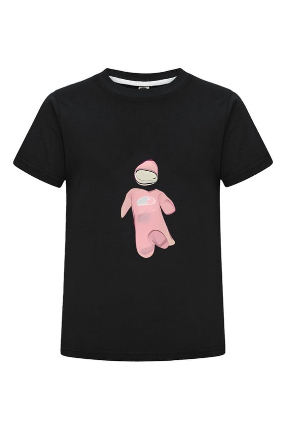 H4988 NTONGSHANBB Custom Kids cartoon T-shirt black130