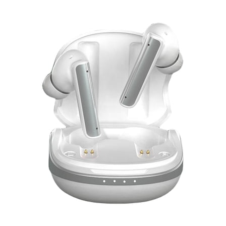 H60 Wireless Earbuds ANC Noise Cancelling Bluetooth Mic ENC HD Call TWS-White