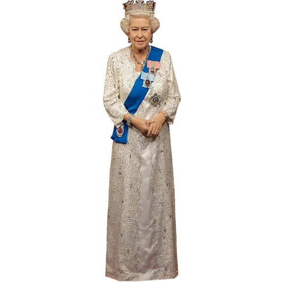 H65077 Queen Elizabeth II Cardboard Cutout