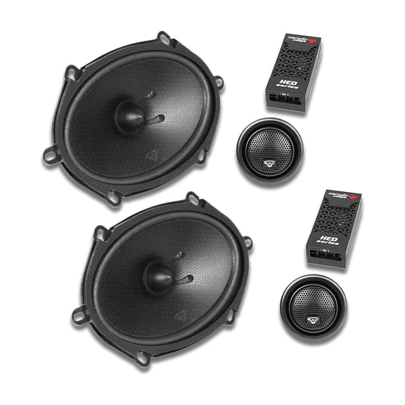 6" 8 HED 2-Way Component Full Range Speaker Set - H68C
