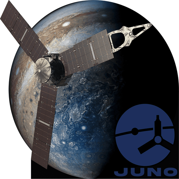 H69331 New Frontiers Juno Jupiter Orbiter Mission NASA Space Astronomy Cardboard Cutout