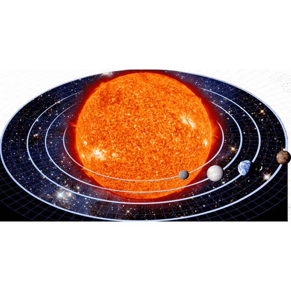 H69336 Solar System Inner Terrestrial Planets Space Astronomy NASA Cardboard Cutout