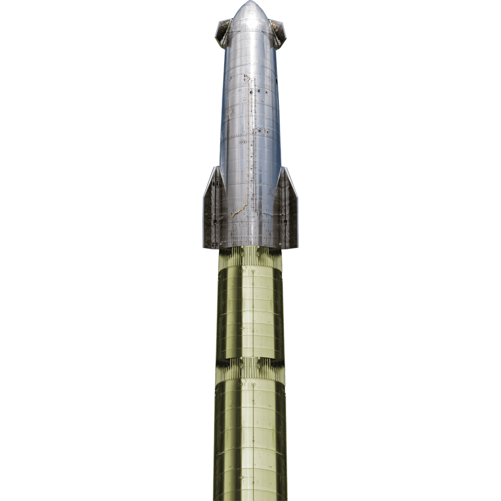 H69341 Spacex Starship Sn16 Space Agency Exploration With Booster