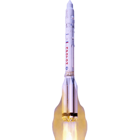 H69349 Proton Space Race Rocket NASA Astronomy
