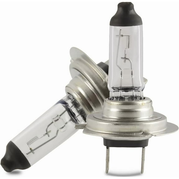 H7 Halogen Headlight Bulb - 55W High/Low Beam Fog Light Replacement,Halogen Light Bulbs,Universal Lighting Accessories for 12V Vehicles with base H7 socket,Pack of 2