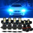 thumbnail image 1 of H7 Headlights for 2002-2006 Bmw 325xi 330xi 8000K Ice Blue H7 High/ Low Beam H11 Fog light Bulbs,6pc, 1 of 10