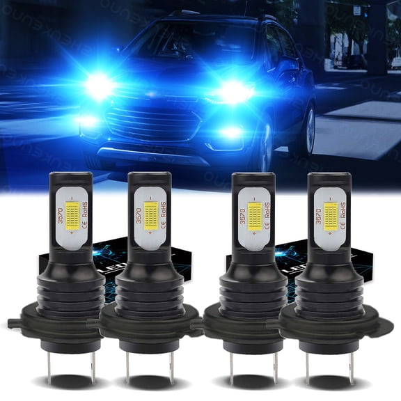H7 Headlights for 2003-2008 Chevrolet Vectra H7 LED High/Low Beam 8000K Ice Blue