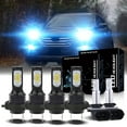 thumbnail image 1 of H7 Headlights for 2007 2008 2009 Hyundai Santa Fe 8000K Ice Blue H7 High/ Low Beam 881 Fog light Bulbs,6pc, 1 of 10