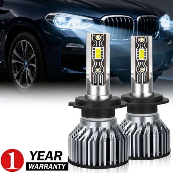 H7 Headlights for BMW X3 2004-2018 H7 LED High/Low Beam 6000K White