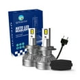 thumbnail image 1 of H7 LED Bulb Super Bright Fog Light 140W, Voltage 12V, Color Temperature 6000K, Lifespan 30,000 hours, Waterproof rate IP68, Operating Temperature -15c~105c For 2006-2008 Audi A3 Quattro, 1 of 4