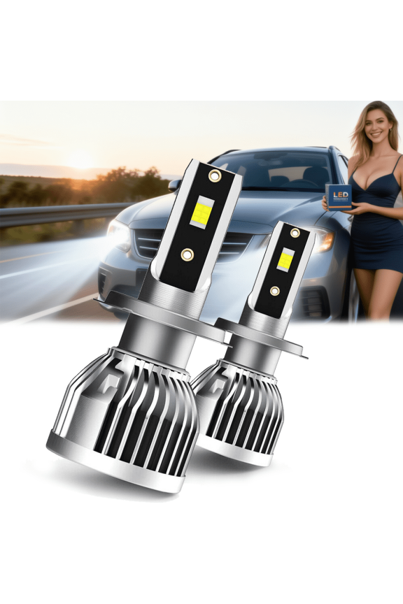H7 LED Headlight Bulb For 2009-2012 Maybach 57,Standard High Beam or Low Beam or Fog Light Bulb,2 pcs H7 White Headlight Bulbs,High Brightness Headlight Bulb