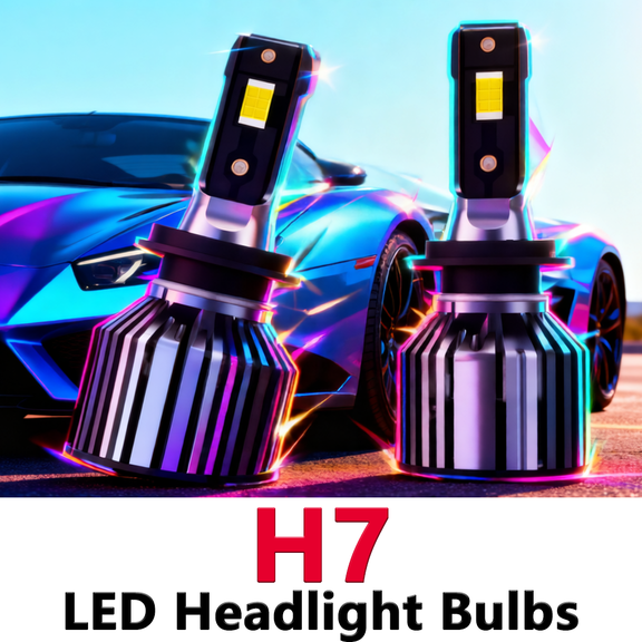 H7 LED Headlight Bulb For 2015 BMW 760Li,Standard High Beam or Low Beam,H7 White Headlight Bulbs,High Brightness Headlight Bulb, Pack of 2