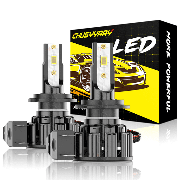 H7 LED Headlight Bulbs High Beam Kit 6000K White Plug&Play 2x For Ford Fusion 2006-2017