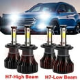 thumbnail image 1 of H7 LED Headlight Bulbs for Hyundai Kona 2018 2019 2020 High&Low Beam 4pcs, 1 of 10