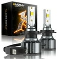 thumbnail image 1 of H7 LED Headlight High Beam Bulbs 6500K For Hyundai Azera Limited Sedan 2006-2017, 1 of 13