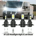 thumbnail image 1 of H7 LED Headlight High Low Beam Bulbs Kit 6000K White 4x - for Ram ProMaster 1500 2500 3500 2014-2018, 1 of 10