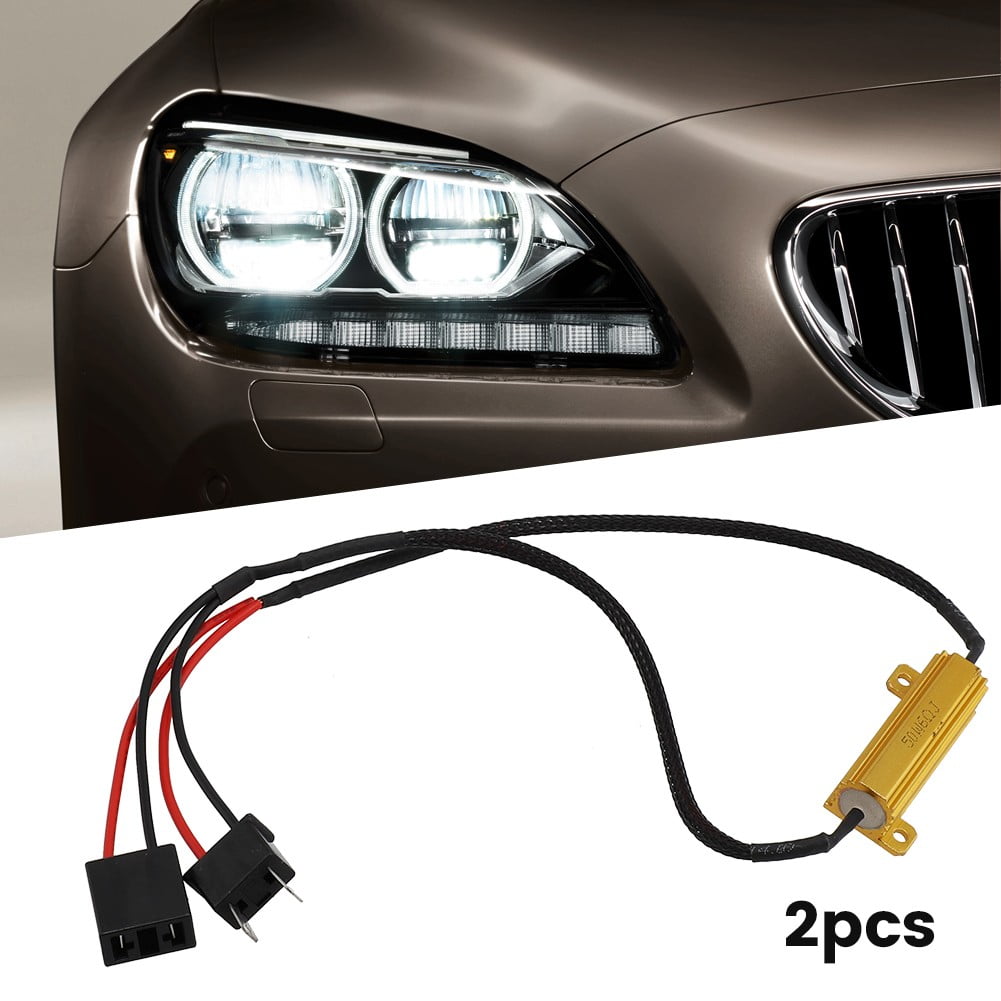 KIMISS Lastwiderstand H7 - 12V 50W Canbus Decoder Für LED Scheinwerfer