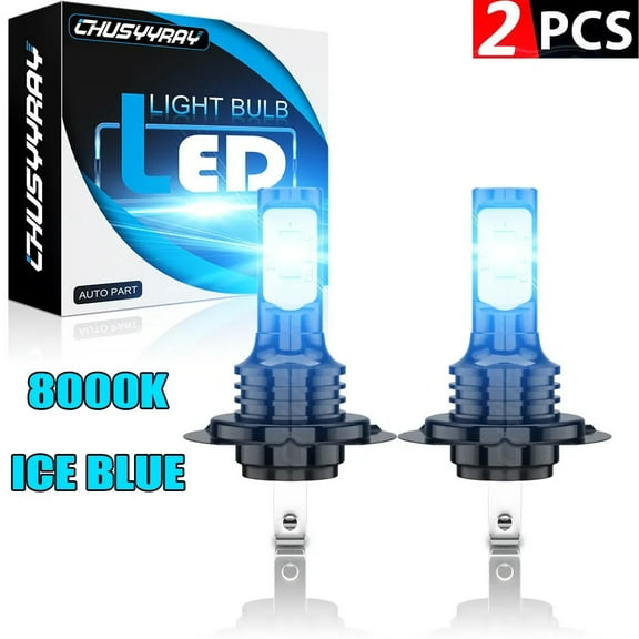 H7 LED Motorcycle Headlight Bulbs for BMW S1000RR HP4 2010 2011 2012-2018 8000K Ice Blue 2Pcs