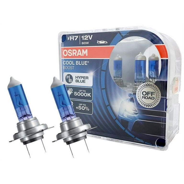 H7: Osram 62210CBB Cool Blue Boost Halogen Bulbs