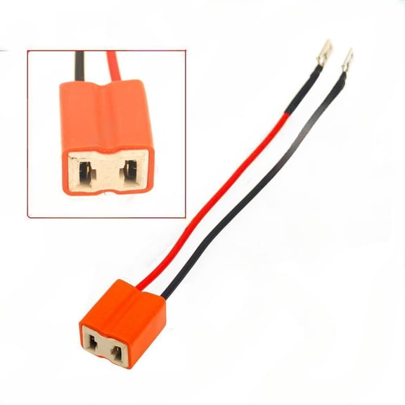 H7 headlight ceramic lamp holder, car general H7 ceramic socket, bulb holder connector, car conversion line plug