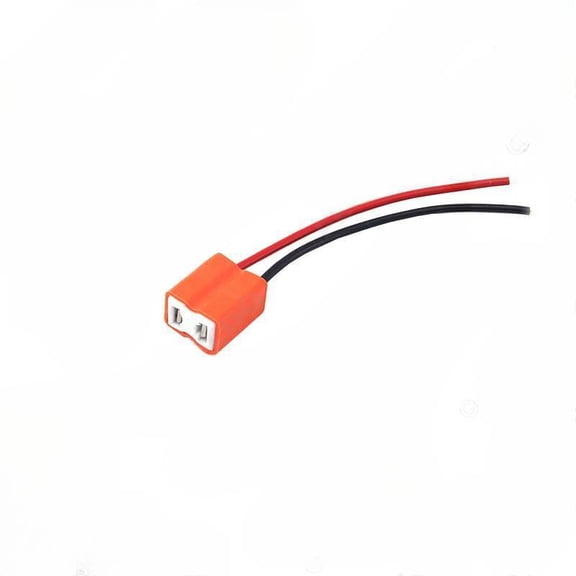 H7 headlight ceramic lamp holder, car general H7 ceramic socket, bulb holder connector, car conversion line plug