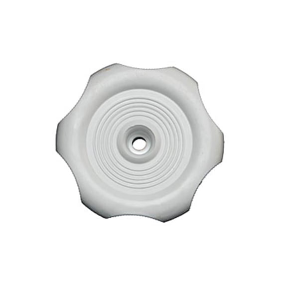 H715 White 0.5 In. Plastic Window Knob