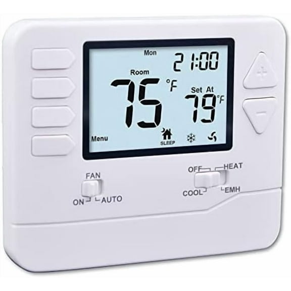 H725 5/1/1 Day Programmable Heat Pump Thermostat, 2 Heat/1 Cool DIY Instal, with 4.5 sq. Inch Display$$Tools & Hardware Other