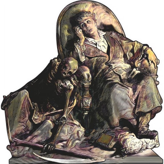 H79518 Gustave Dore Edgar Allan Poe Raven 1883 Cardboard Cutout Standee Standup