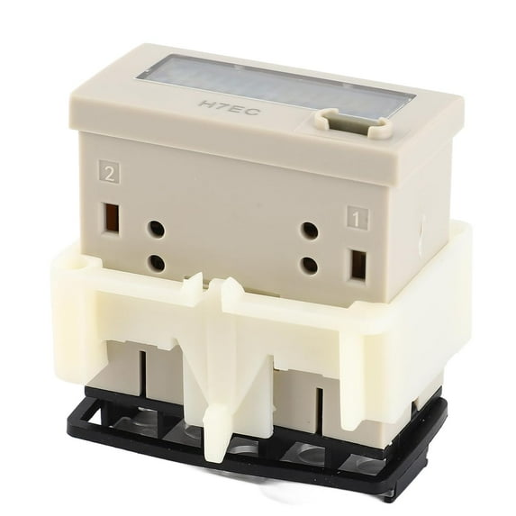 H7EC N Without Input Voltage Digital Electrical Counter Totalizer with 8-gigit LCD Display Counter is for Standard Panel Installation Allowing for and Digital Counter Electric