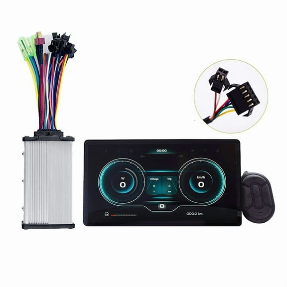 H8 Electric Bicycle Lcd Display+Controller Screen Projection Navigation Digital Stopwatch Speedometer Ebike Meter B