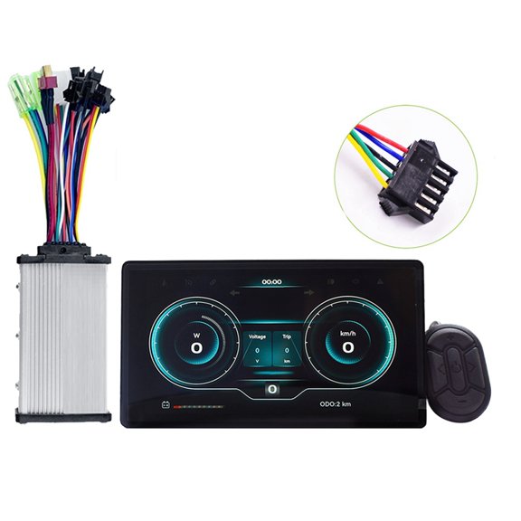 H8 Electric Bicycle Lcd Display+Controller Screen Projection Navigation Digital Stopwatch Speedometer Ebike Meter C