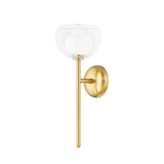 Open Box H813101-AGB-Mitzi-Cortney - 1 Light Wall Sconce-17.25 Inches Tall and 6.75 Inches Wide