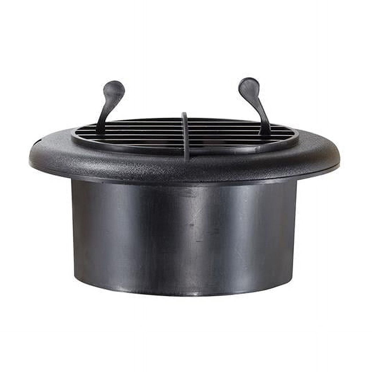 H815 4 in. Plastic Rotaire Register - Black
