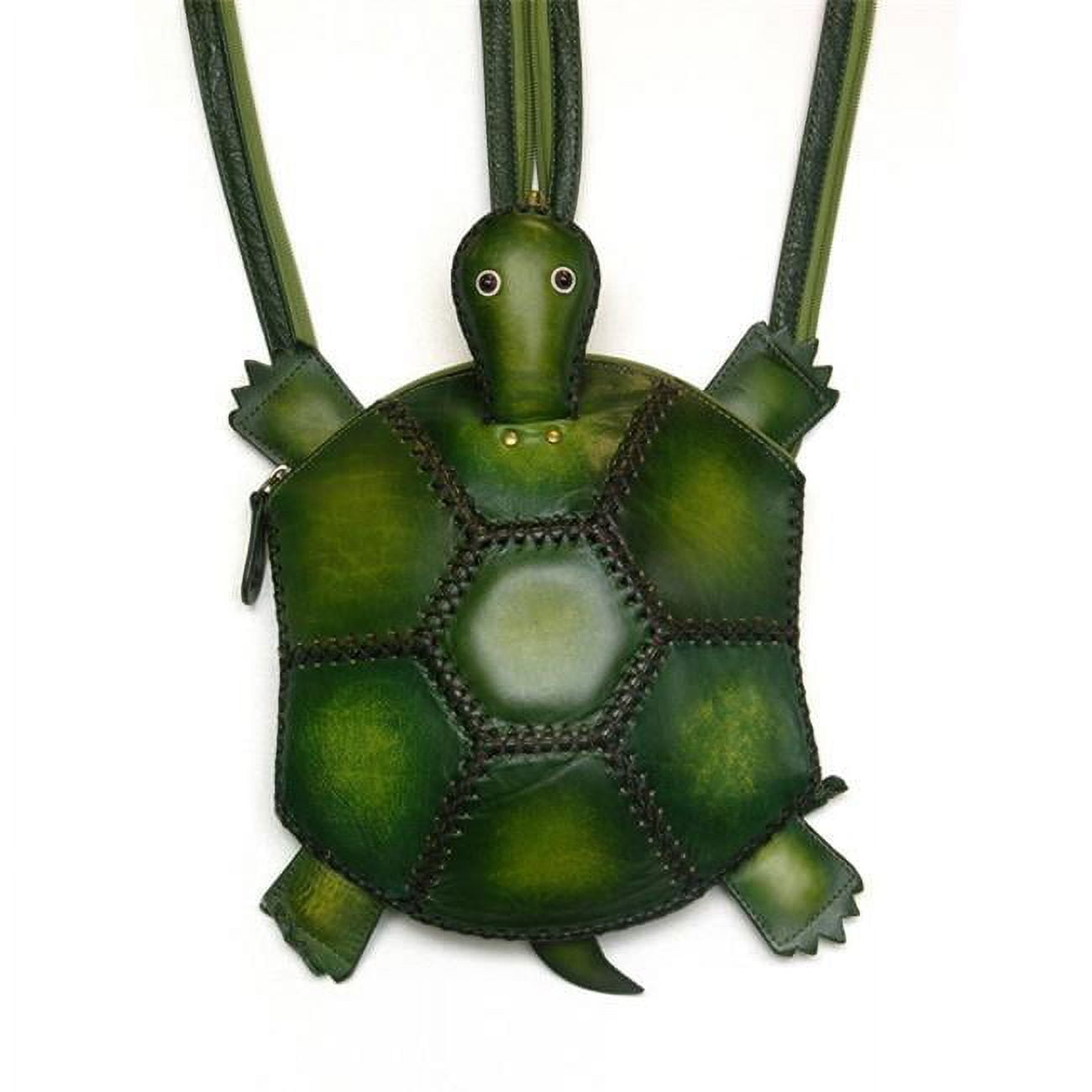 Leather hot sale turtle backpack
