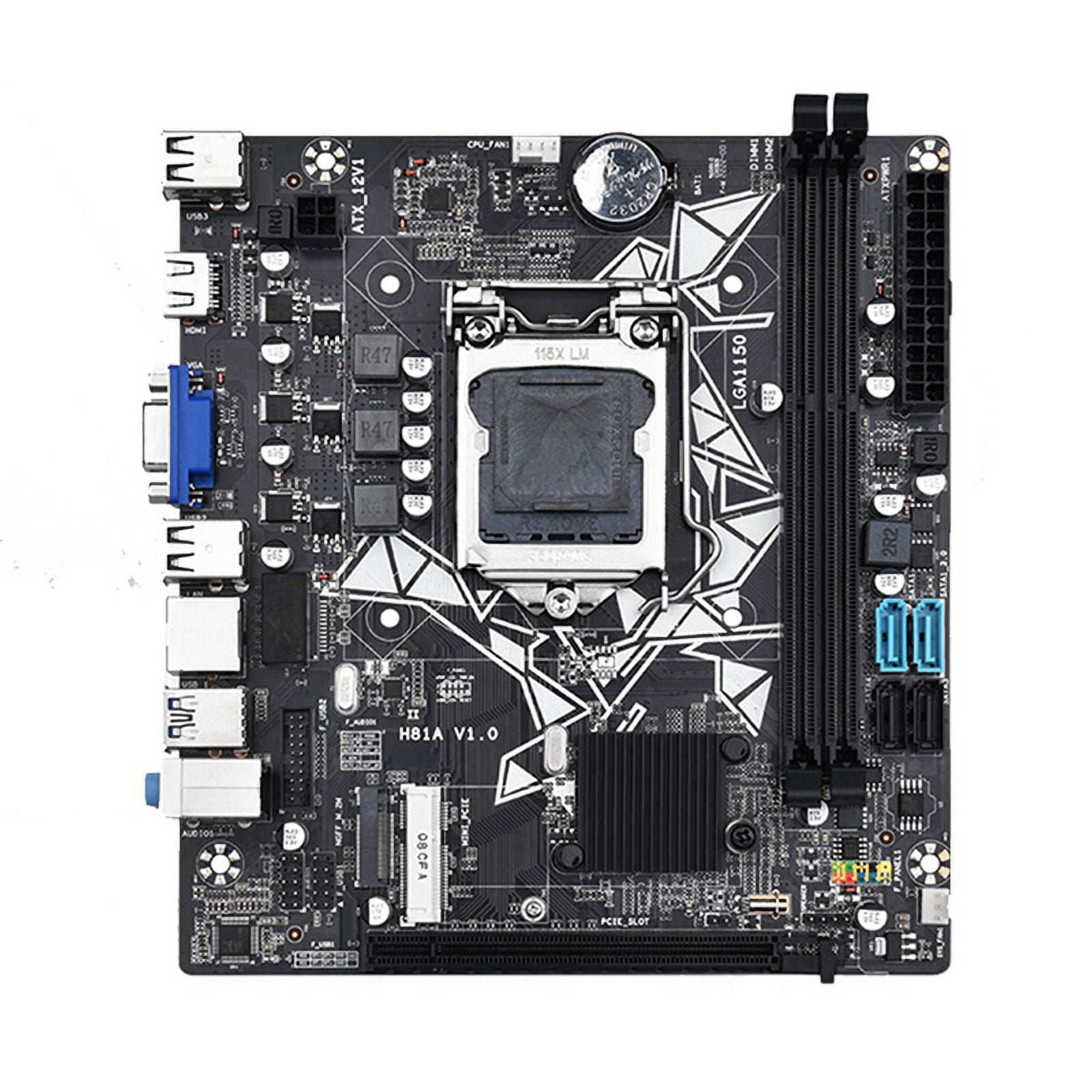 H81A Motherboard DDR3 LGA1150 Computer Motherboard Support SATA3.0 SATA
