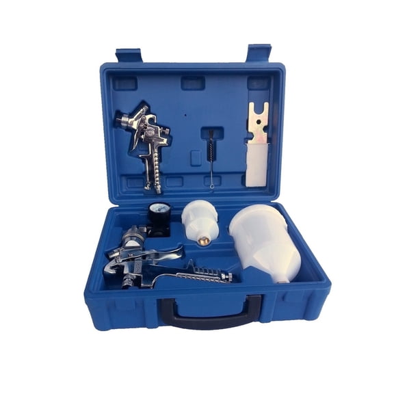 H827 + H2000 Spray Paint Gun 1.0+1.4mm Nozzle With Box 250CC / 600CC Airbrush Airless Spray Gun For Painting Cars Pneumatic Tool ,Versatile applications