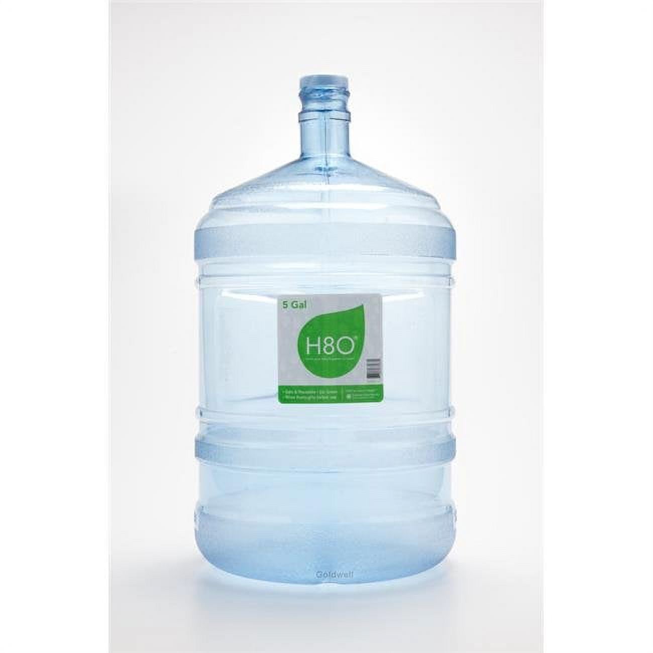 H8O 5 gal Water Bottle with Handle & 48 mm Cap Polycarbonate Plastic