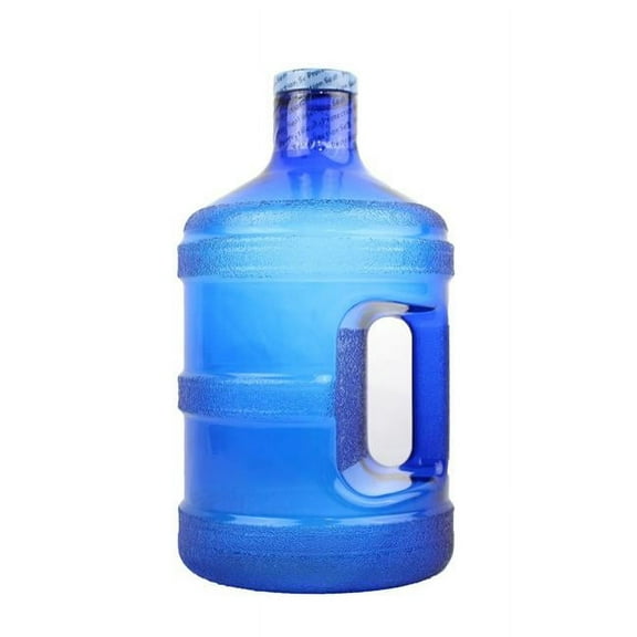 H8O PG1GTH-48-Blue 1 gal Round Water Bottle with 48 mm Cap, Blue